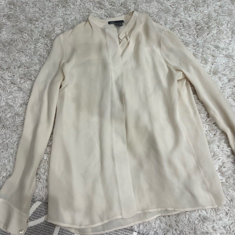 Vince Cream Blouse